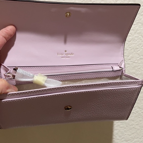 NWT Kate Spade Wallet Jean Wellesley Peonyblush - Picture 3 of 11